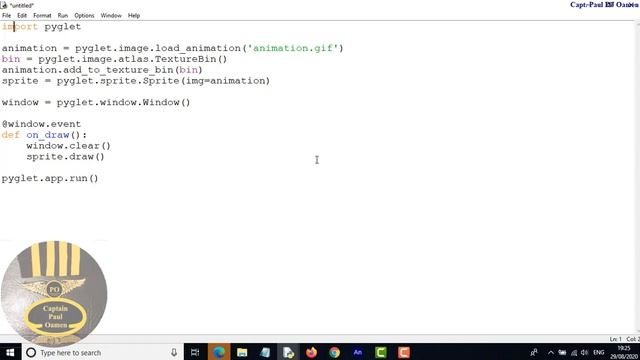 How to Load a GIF Animation using Pyglet in Python смотреть онлайн