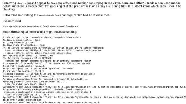 Terminal does nothing when an unknown command is entered смотреть онлайн