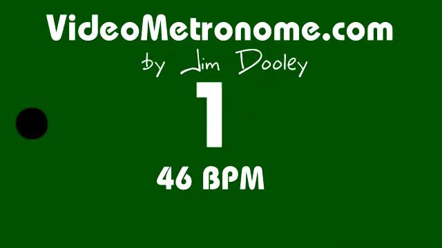 46 BPM Human Voice Metronome by Jim Dooley смотреть онлайн