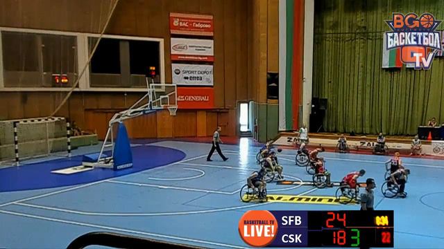 София - Балкан vs ЦСКА , Финал за купата на България по баскетбол на инвалидни колички смотреть онлайн
