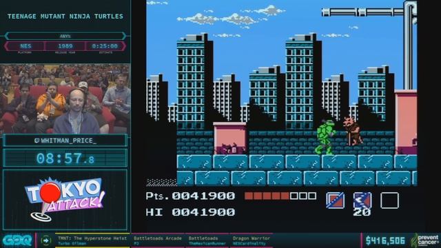 Teenage Mutant Ninja Turtles by whitman_price_ in 21:49 - AGDQ 2018 - Part 73 смотреть онлайн