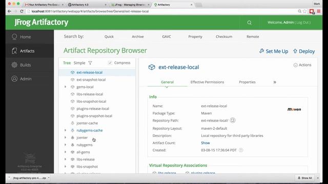 [Screencast] Setting up Artifactory 4 as a RubyGems repository in minutes смотреть онлайн