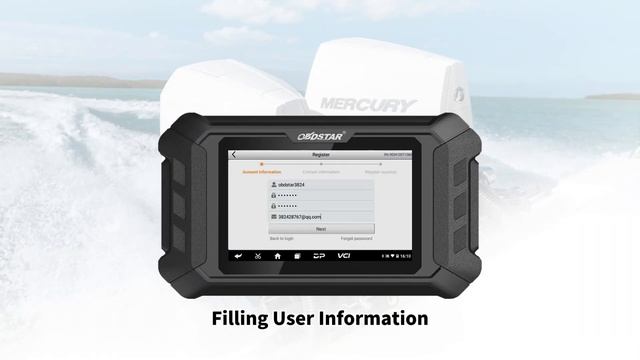 OBDSTAR iScan MERCURY Marine Scanner Unboxing OBDII365 смотреть онлайн