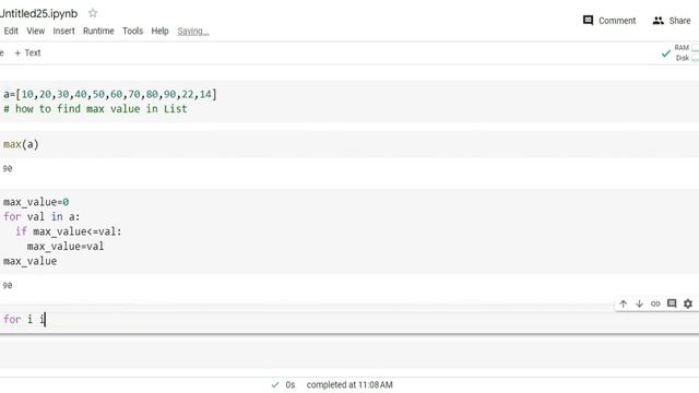 Find the maximum value in list using python program смотреть онлайн