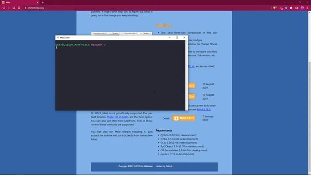 Meld - Ferramenta para facilitar merges no git смотреть онлайн