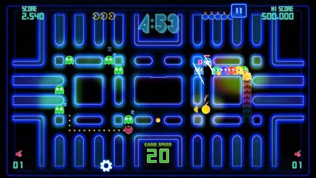 Играю в PAC-MAN Championship Edition DX+ смотреть онлайн