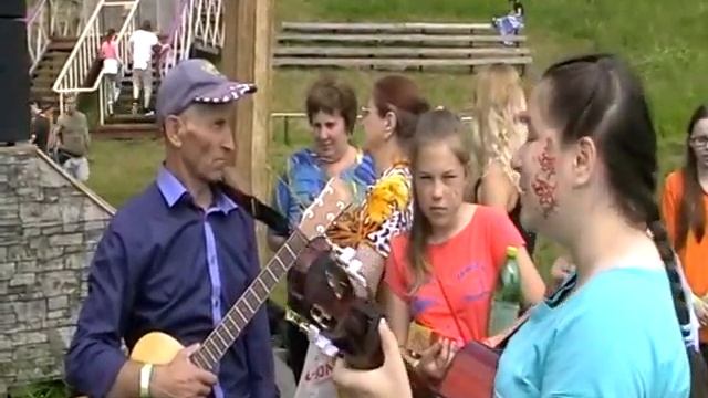 Мозаика с полей Фестиваля Самодеятельной Песни "Бабушкина дача 2015! смотреть онлайн