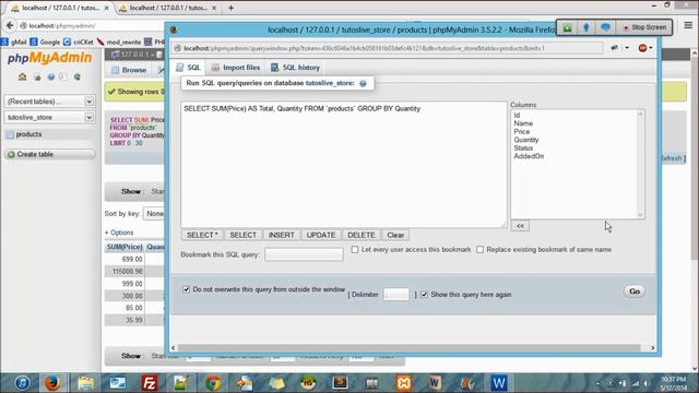 MySql Select Statement смотреть онлайн