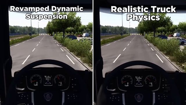 Revamped Dynamic Suspension vs Realistic Truck Physics Mod - ETS2 Comparison смотреть онлайн