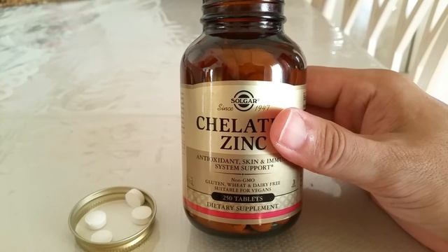 Solgar: Chelated Zinc Supplement Review (Just Thoughts)