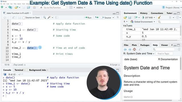 date() Function in R (Example) | Get System Date | Weekday, Month, Day, Year, Hour, Minutes, Second смотреть онлайн