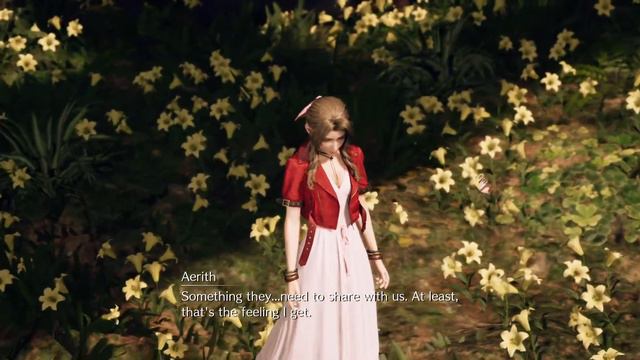 FINAL FANTASY VII REMAKE Aerith Flower Scene смотреть онлайн