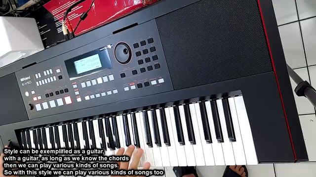 Contoh Style LoveSong ROLAND EX50 (English Subs)