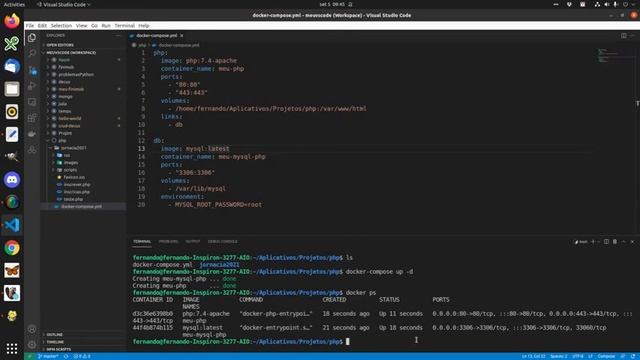 Docker - Programação - Ambiente para PHP смотреть онлайн