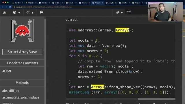 Introducing ndarray for Matrix manipulation | Advent of Code 2021 in Rustlang Day 03 смотреть онлайн
