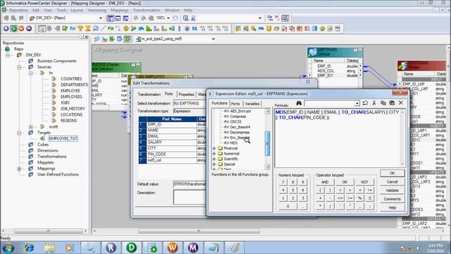 Implementing SCD 1 With MD5 Function | Informatica PowerCenter смотреть онлайн