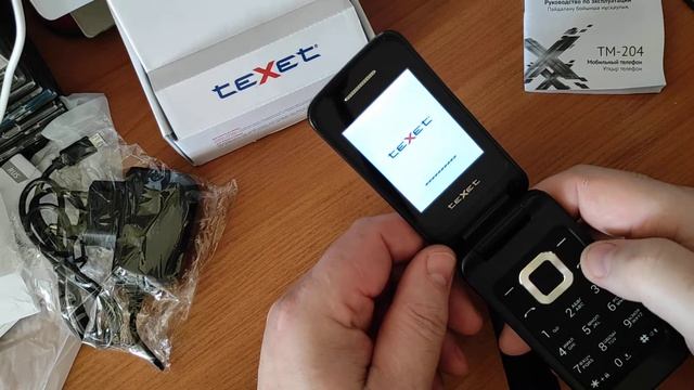 Распаковка — Мобильный телефон Texet TM-204 смотреть онлайн