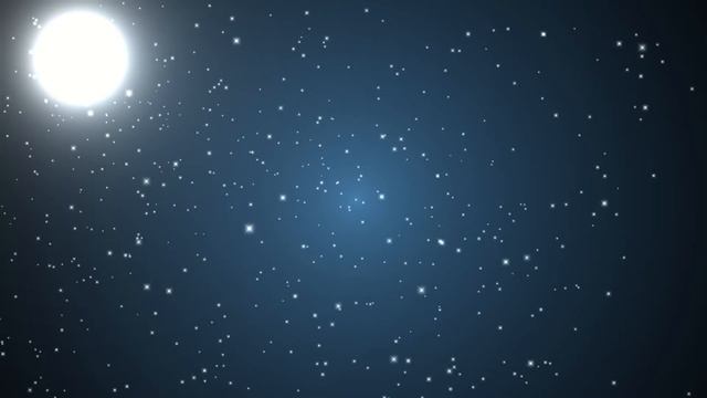 Футаж Звездное небо и луна. Красивый футаж для монтажа смотреть онлайн