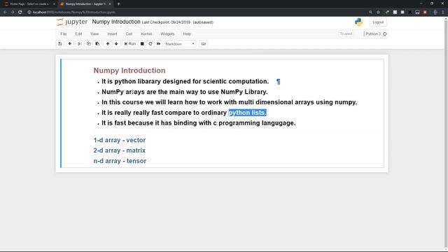 NumPy Overview (Hindi) смотреть онлайн