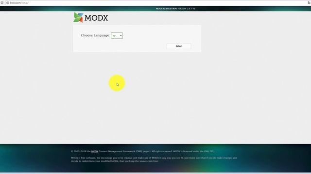 Установка ModX Revolution смотреть онлайн