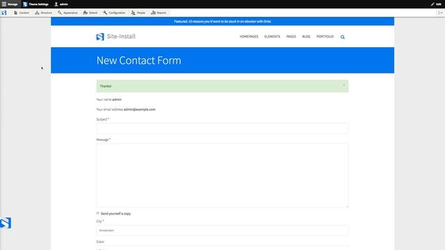 Creating Web Forms In Drupal 8: Contact Module & Webform Module Tutorial смотреть онлайн
