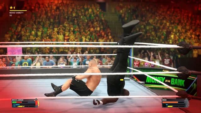 BROCK LESNAR VS OMOS Money in The Bank Full Match Beast Vs Giant #wwe2k24 #wwe2k23 смотреть онлайн
