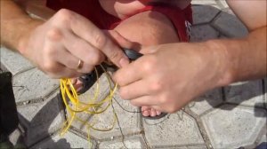 ТРИММЕР ЭЛЕКТРИЧЕСКИЙ/ НАМАТЫВАЮ ЛЕСКУ НА КАТУШКУ ТРИММЕРА.