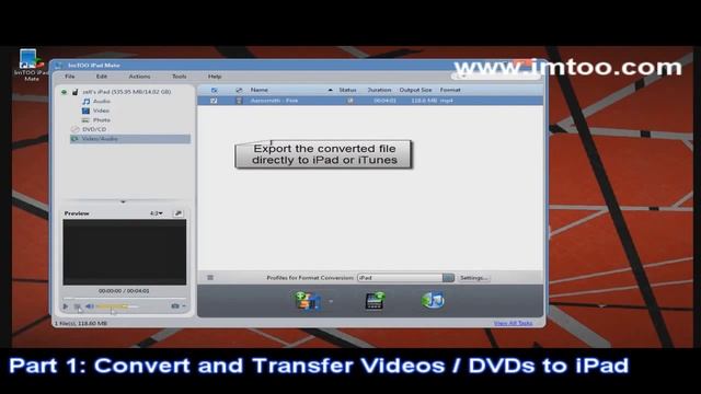 iPad Mate - Convert Videos and DVDs to iPad, plus manage all iPad contents. iPad movies смотреть онлайн