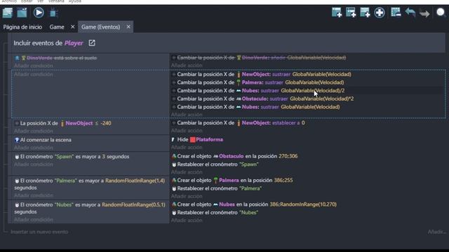 MOVIMIENTO EN EL EJE X DE UN OBJETO, DISTINTAS VELOCIDADES GDEVELOP 5 смотреть онлайн