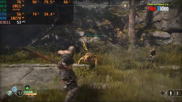 i3 10100f gtx 950 God OF War смотреть онлайн