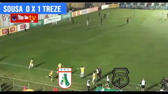 Treze 2 x 0 Sousa смотреть онлайн