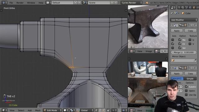 Blender Intermediate Modelling Tutorial - Part 4: Final Touches смотреть онлайн