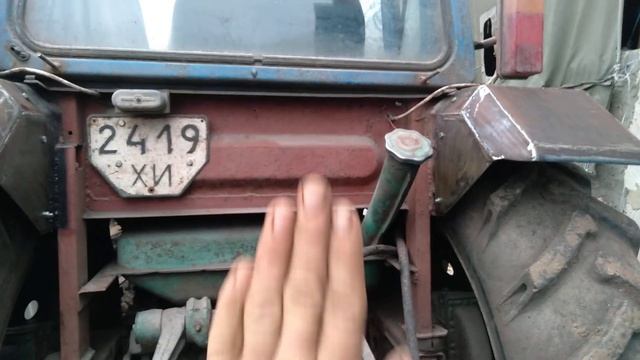 самодельные крылья на кабину мтз 80 трактора т 40.саморобні крила на кабіну мтз 80 смотреть онлайн