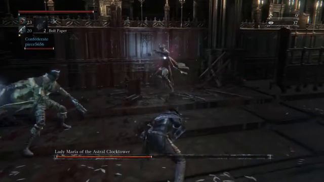 Bloodborne Lady Maria Fight With Summon смотреть онлайн