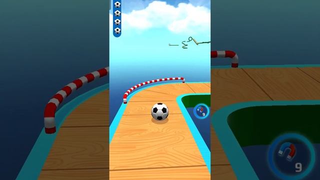 Sky Rolling Ball 3D Gameplay Speedrun Max All Levels 203