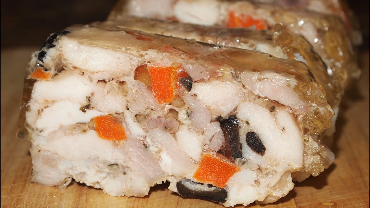 Рецепт - Желированная КОЛБАСА из.КРОЛИКА! Рецепт вкусной закуски смотреть онлайн