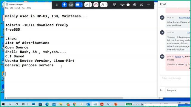 Linux Basics Part1 About OS and Linux & Windows Difference смотреть онлайн