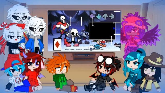 FNF and Characters react to Crossed Out Fanmade || FreshgachaYT || смотреть онлайн