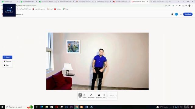 Make Fake Studio with AI Generative fill | Make Fake Setup for Youtube Channel | Adobe Firefly смотреть онлайн