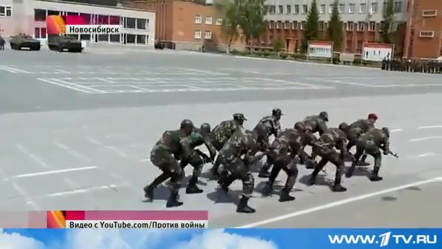Африканские курсанты покорили Сибирь боевым тан� смотреть онлайн