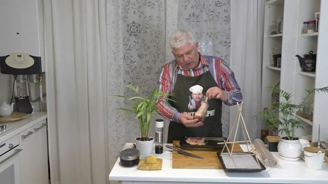 ? Голень Индейки в духовке, с сырной обсыпкой! смотреть онлайн