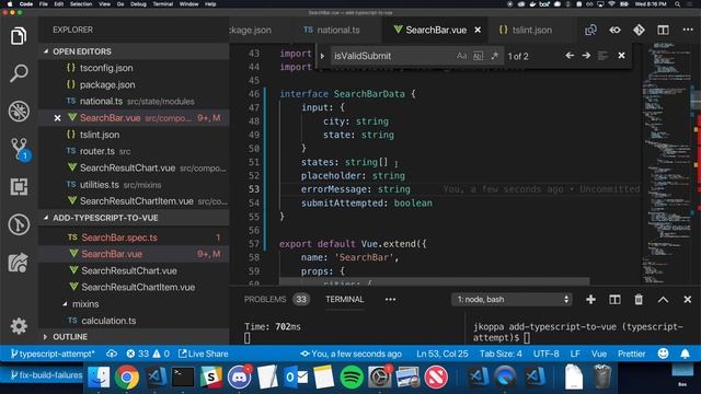 Adding TypeScript to Vue (Live) смотреть онлайн