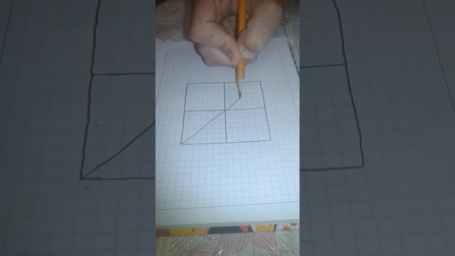 Простые рисунки #4 квадратик с узором смотреть онлайн