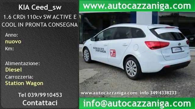 OLGIATE MOLGORA, KIA Ceed_sw 1.6 CRDi 110cv SW ACTIVE E COOL IN PRONTA CONSEGNA смотреть онлайн