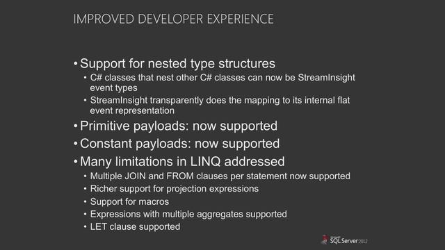 What New in Complex Event Processing Using StreamInsight for SQL Server 2012 смотреть онлайн