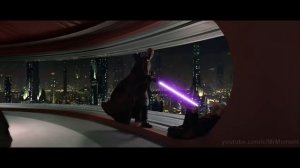 Мейс Винду против Палпатина Дарта Сидиуса  Переход Энакина Скайуокера на тёмную сторону