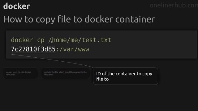 How to copy file to docker container #docker смотреть онлайн