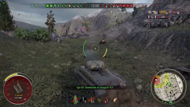 World of Tanks PS4 Ripper 4 Фрага 1 место смотреть онлайн