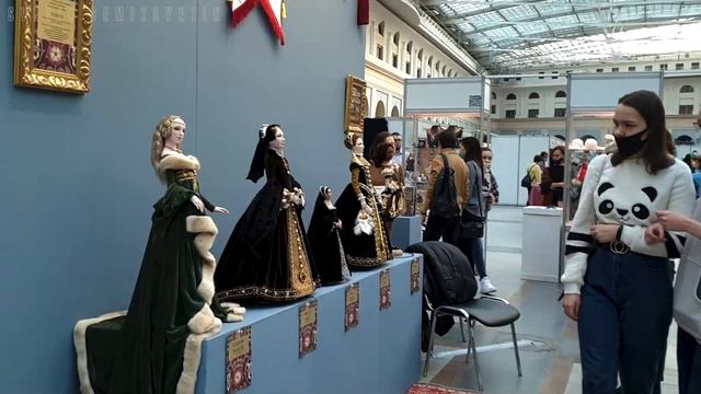 Москва. Декабрь 2021. Гостиный Двор. Выставка "Искусство куклы" . часть 2 смотреть онлайн