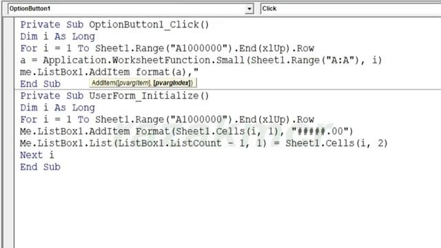 Listbox Data Ascending And Descending Userform Excel VBA смотреть онлайн